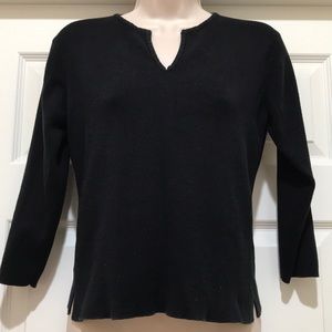 Vintage Pierre Cardin Black Sweater Size M